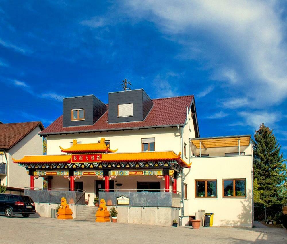 Hotel Gaststaette Lin Garden Untergruppenbach Exterior foto