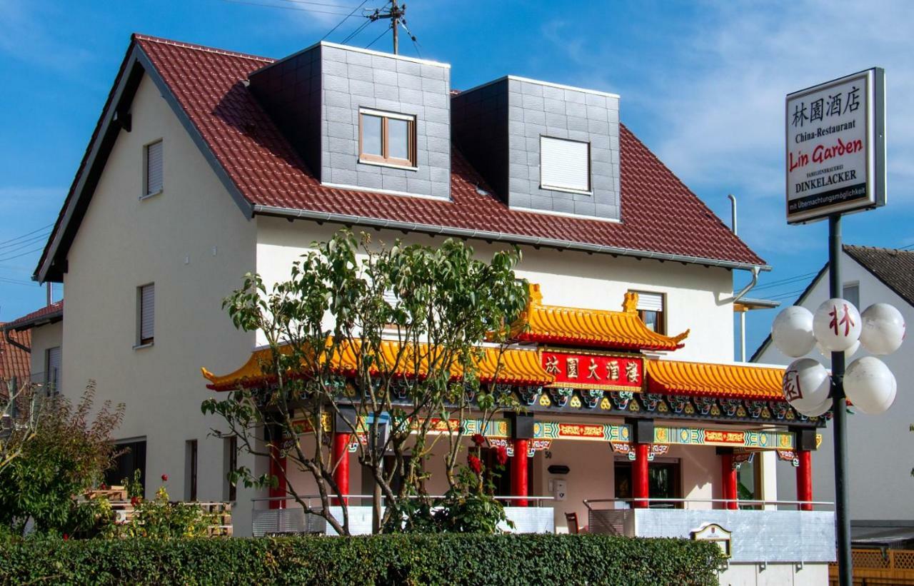 Hotel Gaststaette Lin Garden Untergruppenbach Exterior foto